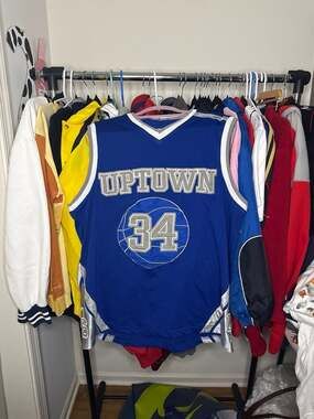 Athletic Series  #34 Jesus Shuttlesworth Uptown State Basketball Jersey 2XL